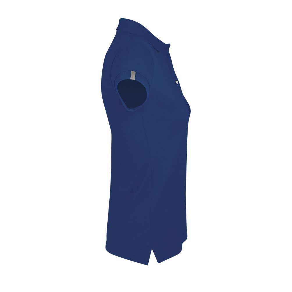 Portland Women Damen Poloshirt Kurzarm in Farbe Ultramarine
