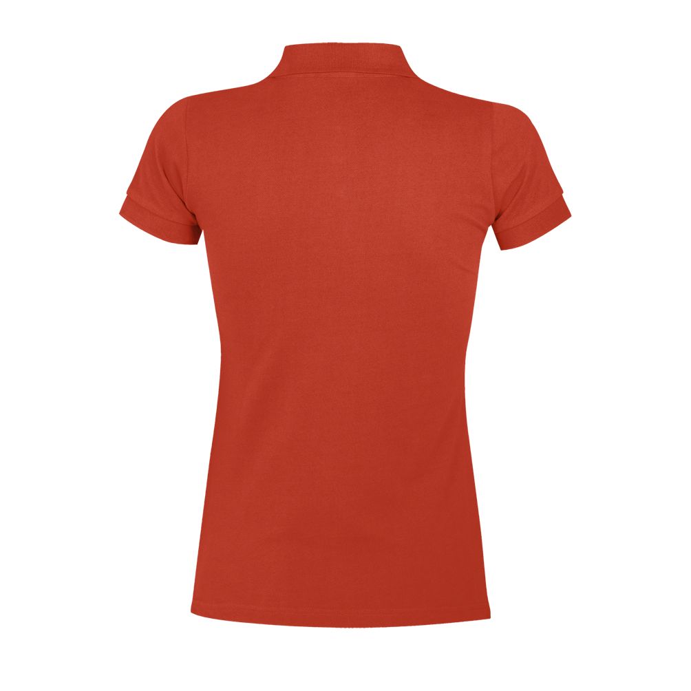 Portland Women Damen Poloshirt Kurzarm in Farbe Burnt orange