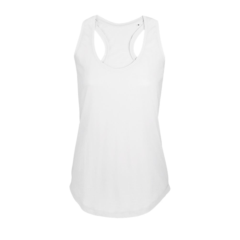 Moka Damen Racerback Suntop in Farbe White