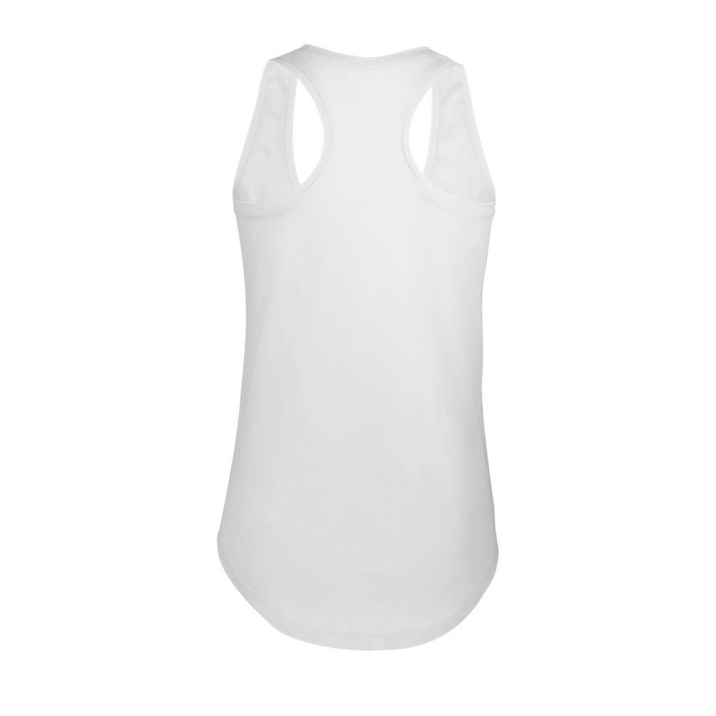 Moka Damen Racerback Suntop in Farbe White
