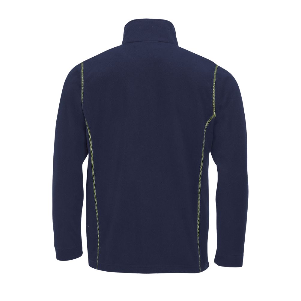 Nova Men Herren Fleece Jacke in Farbe Navy / Apple green