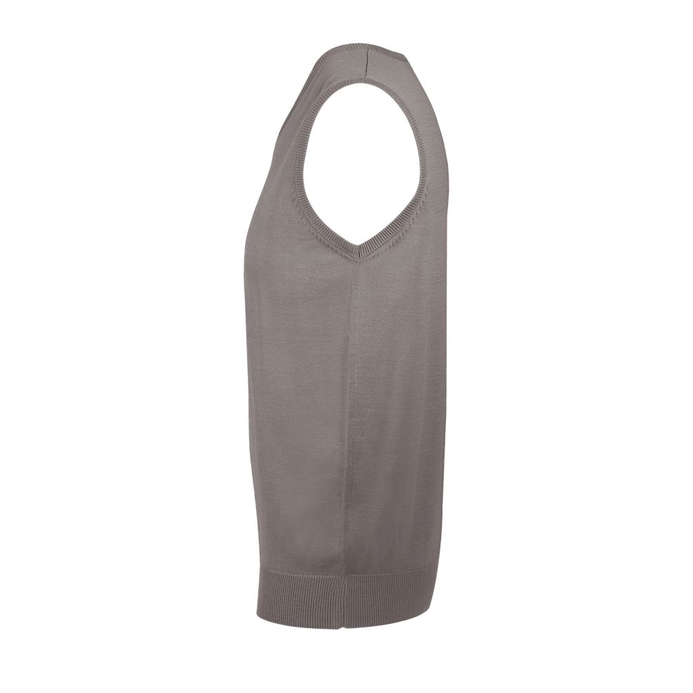 Gentlemen Unisex Pullunder in Farbe Medium grey
