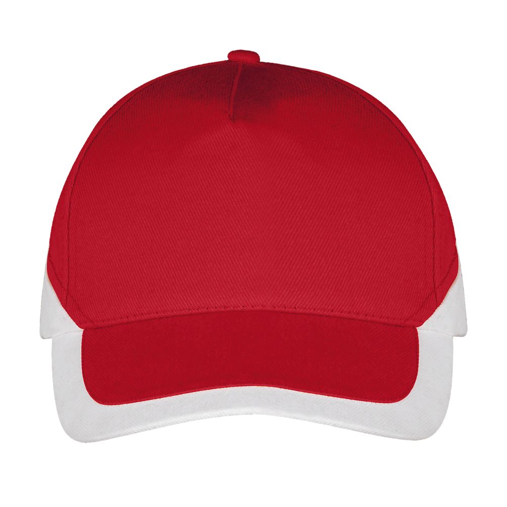 Booster 5 Panel Contrast Cap in Farbe Red / White