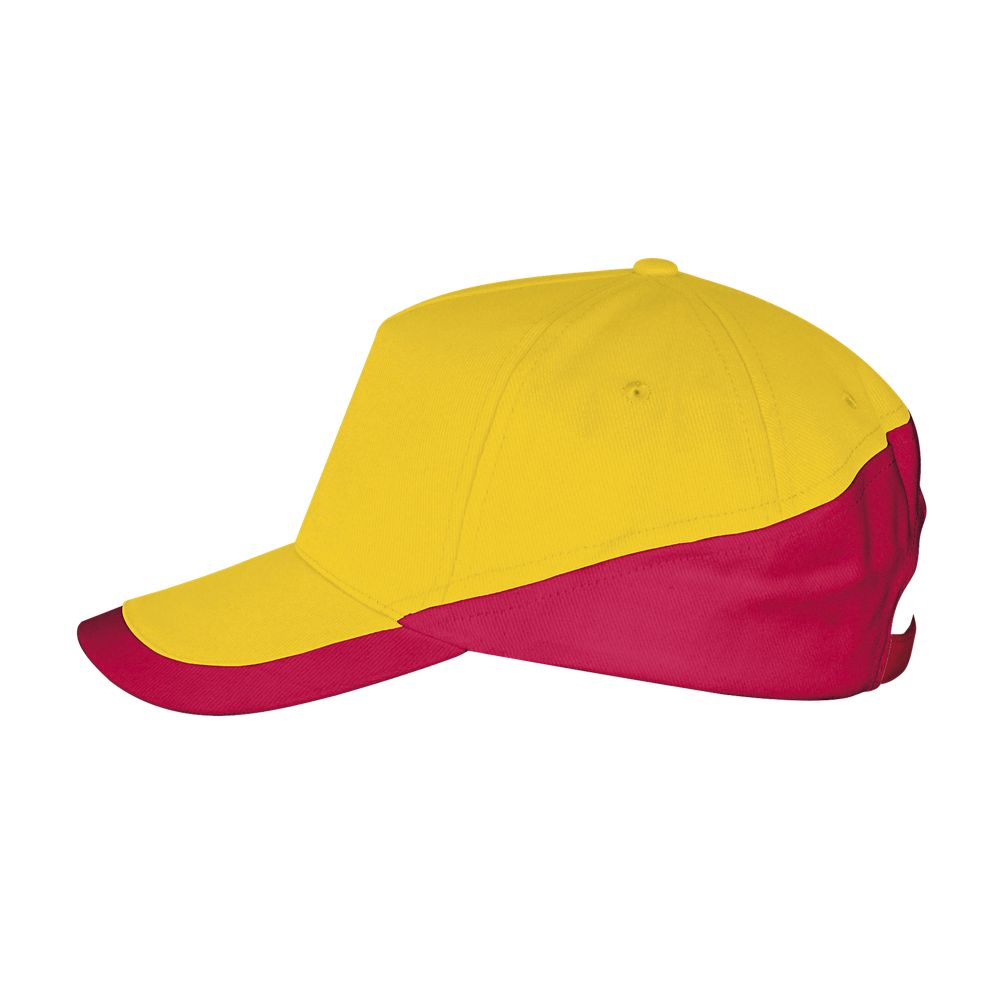 Booster 5 Panel Contrast Cap in Farbe Gold / Red