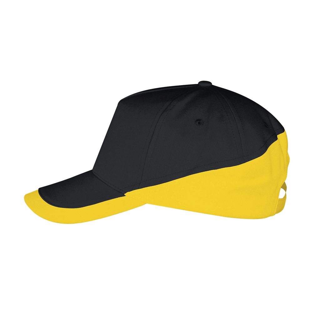 Booster 5 Panel Contrast Cap in Farbe Black / Gold