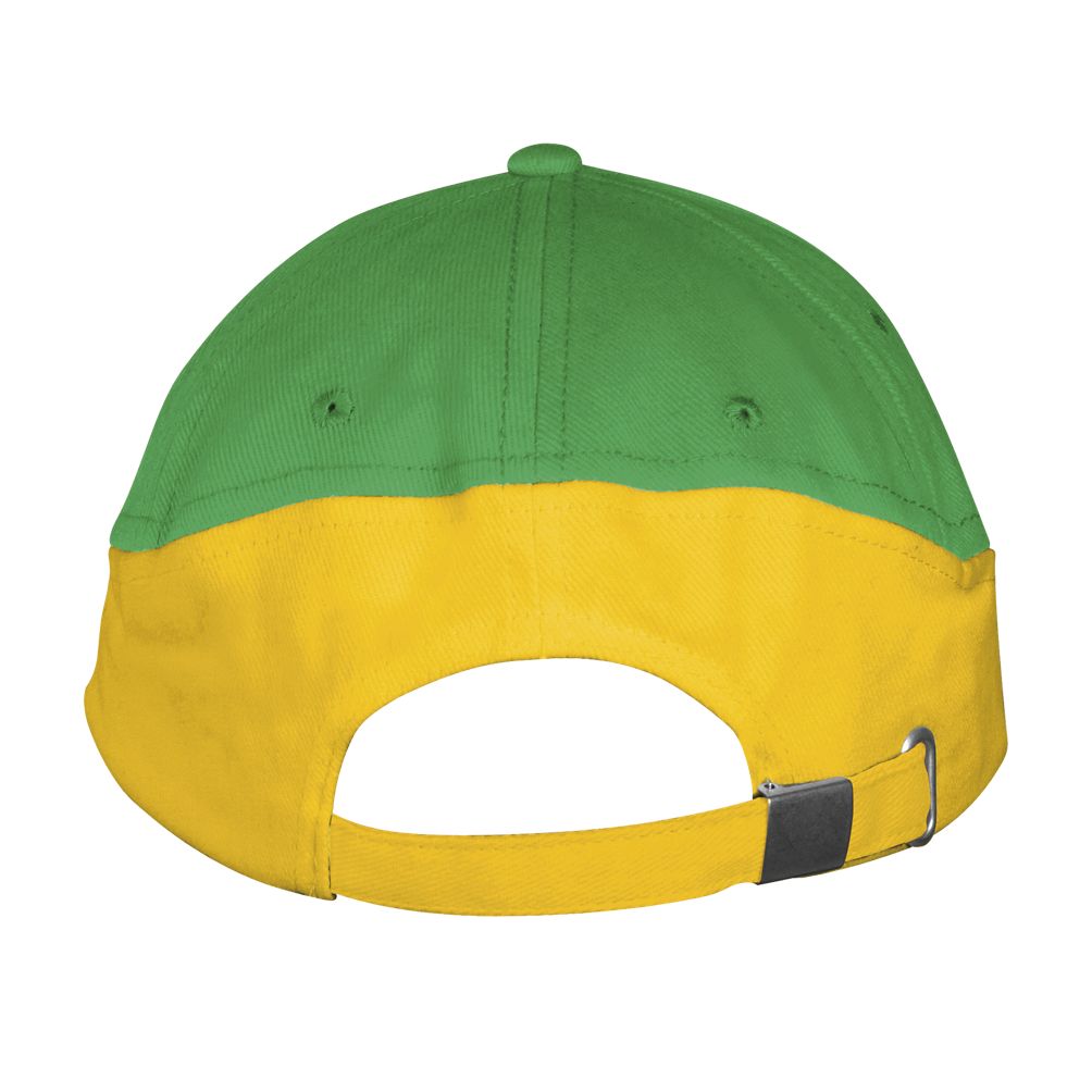 Booster 5 Panel Contrast Cap in Farbe Kelly green / Gold