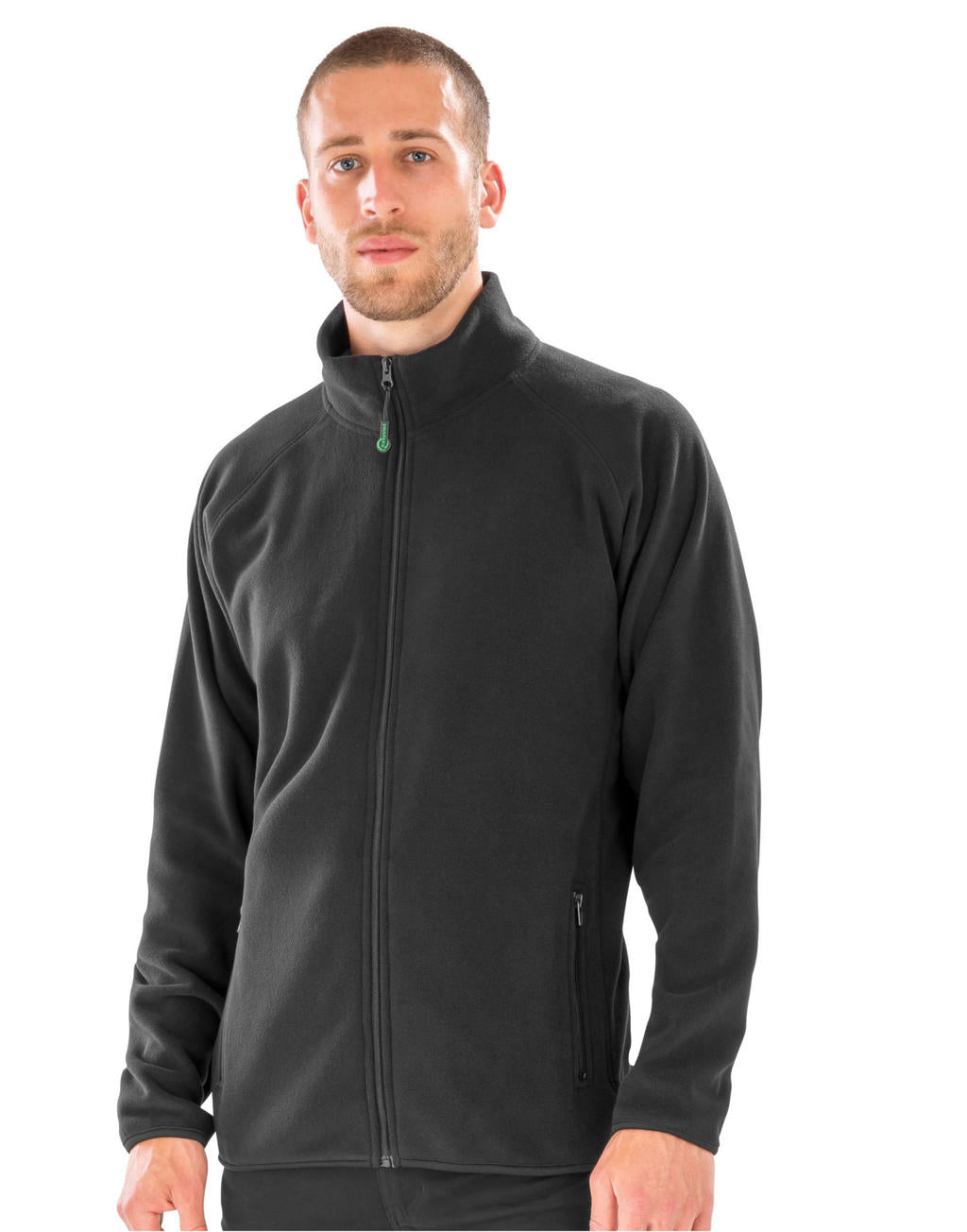 Recycled Fleece Polarthermic Jacket in Farbe Black