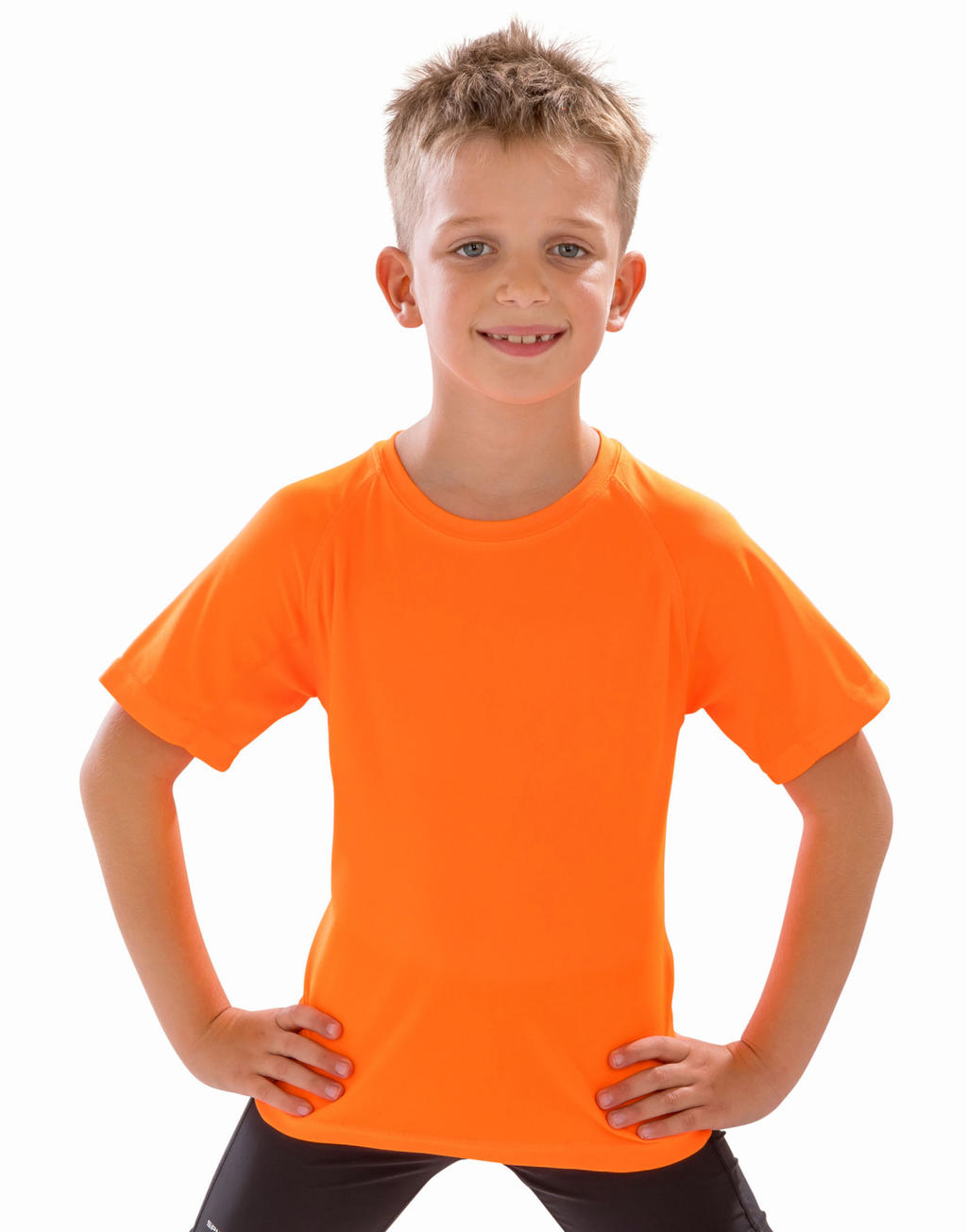 Junior Performance Aircool Tee in Farbe White