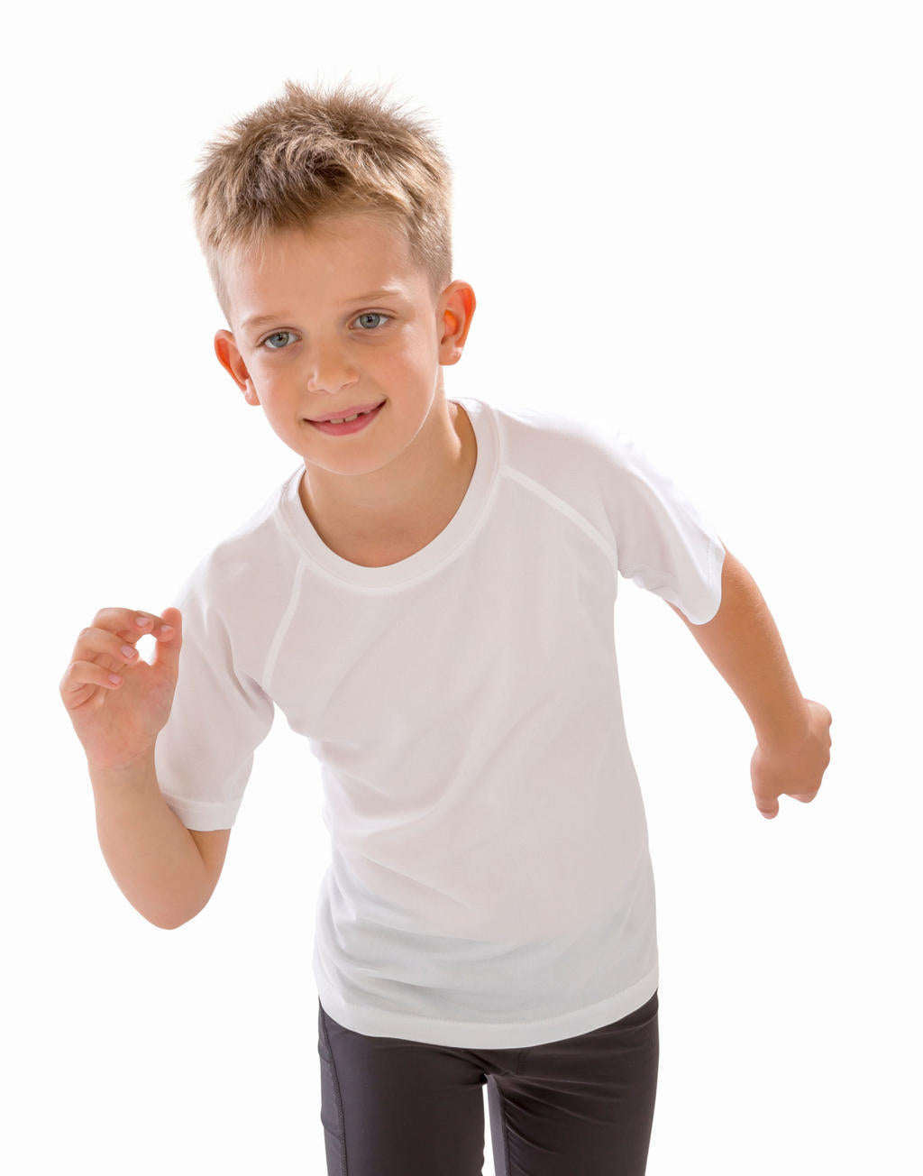 Junior Performance Aircool Tee in Farbe White