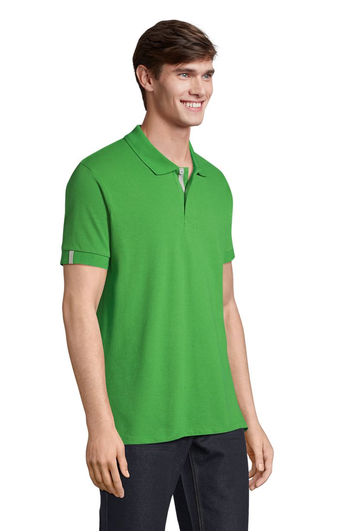 Portland Men Herren Poloshirt Kurzarm in Farbe Bud green