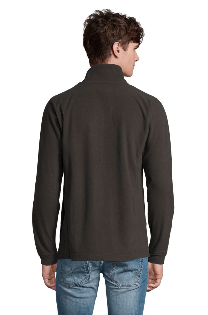 Nova Men Herren Fleece Jacke in Farbe Charcoal grey