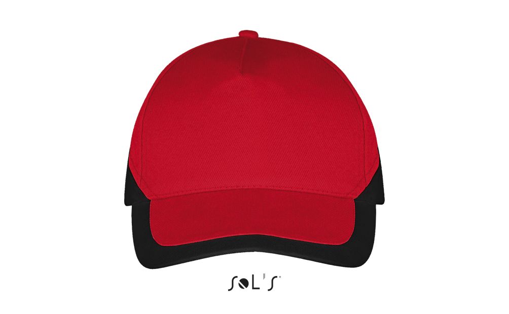 Booster 5 Panel Contrast Cap in Farbe Red / Black