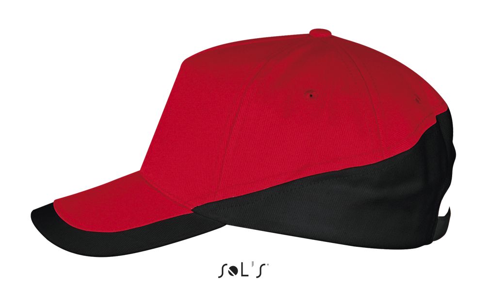 Booster 5 Panel Contrast Cap in Farbe Red / Black