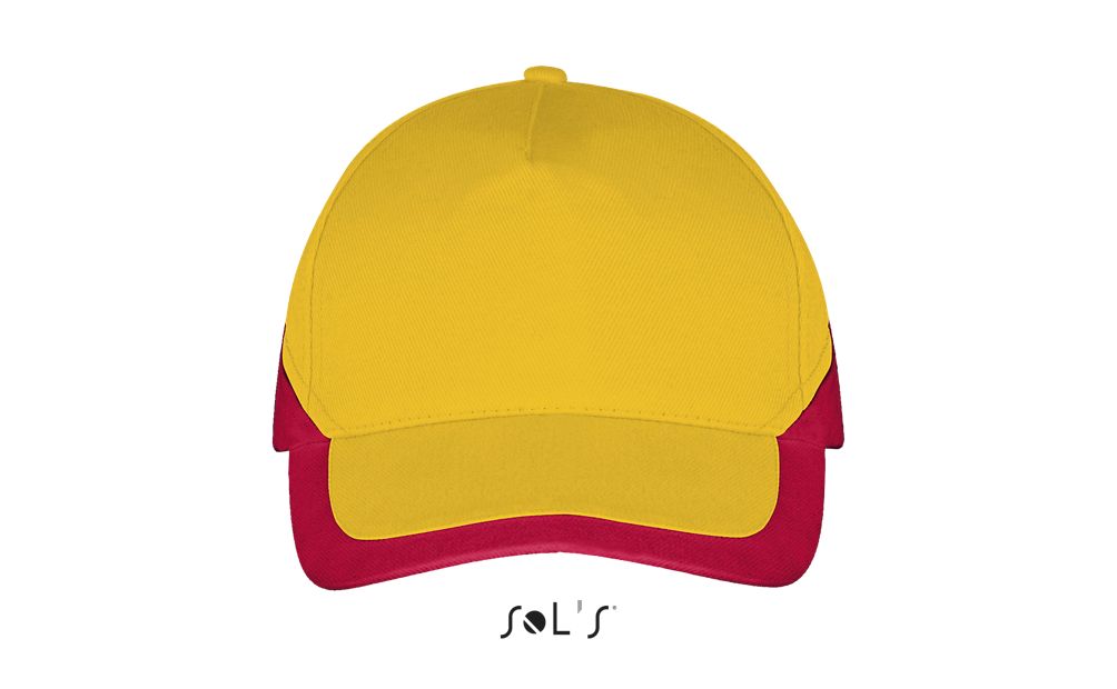 Booster 5 Panel Contrast Cap in Farbe Gold / Red