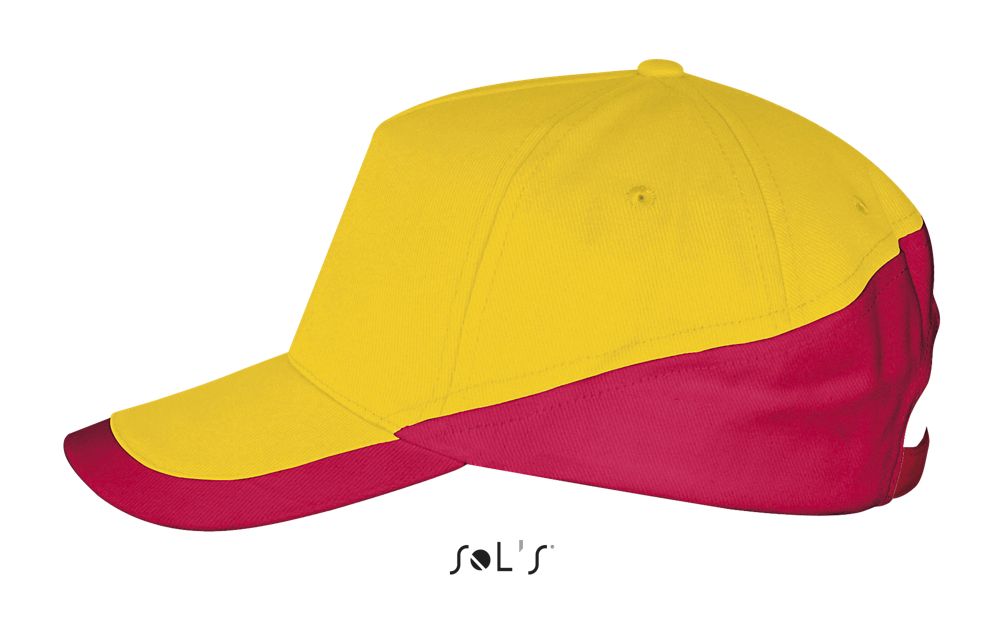 Booster 5 Panel Contrast Cap in Farbe Gold / Red