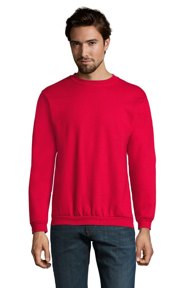 Spider Herren Rundhals Sweatshirt in Farbe Red
