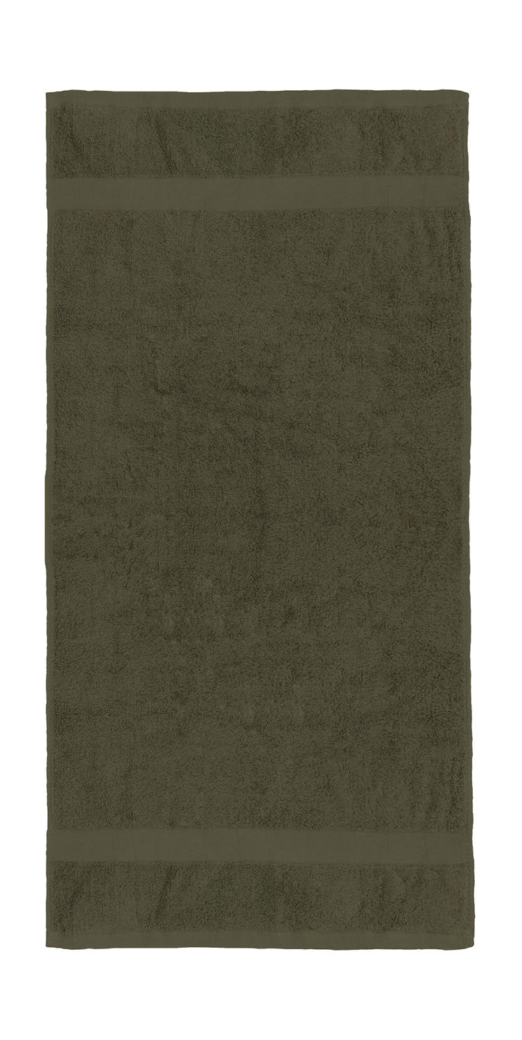  Seine Hand Towel 50x100 cm in Farbe Chocolate