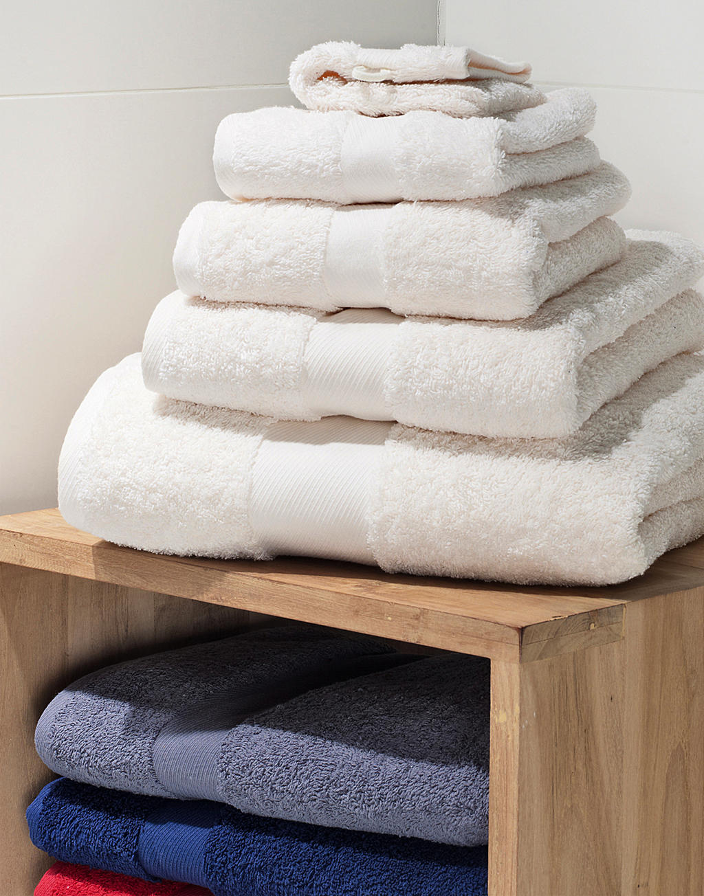  Seine Hand Towel 50x100 cm in Farbe White