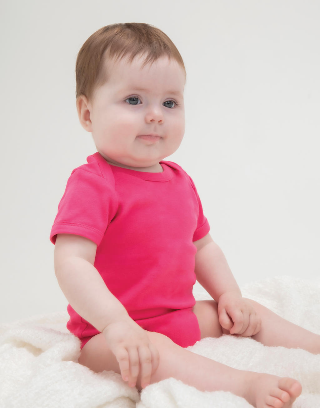  Baby Bodysuit in Farbe White