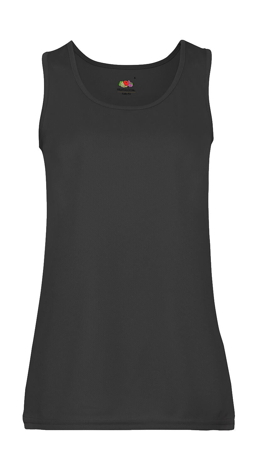  Ladies' Performance Vest in Farbe Black