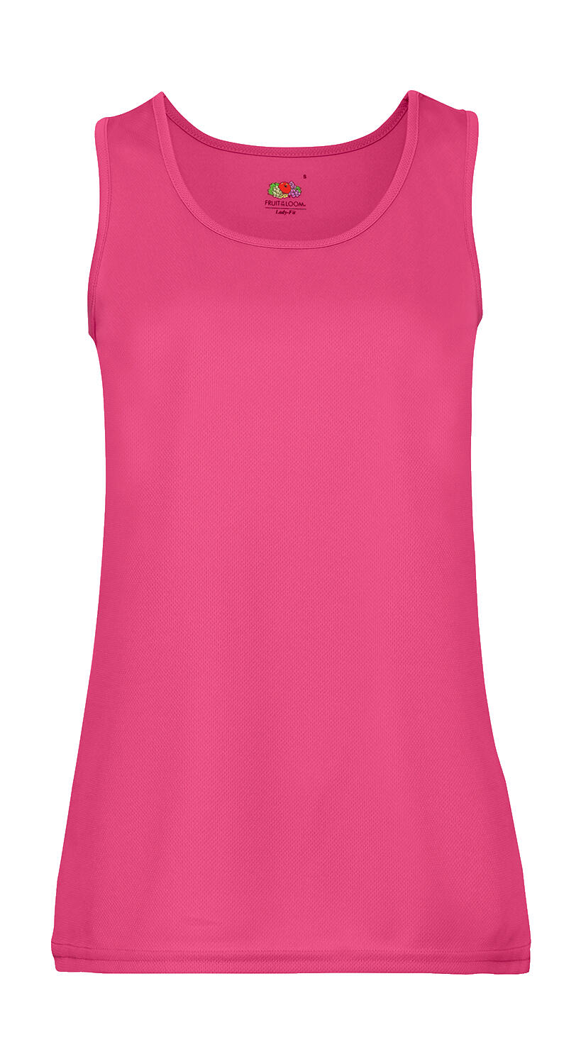  Ladies' Performance Vest in Farbe Fuchsia