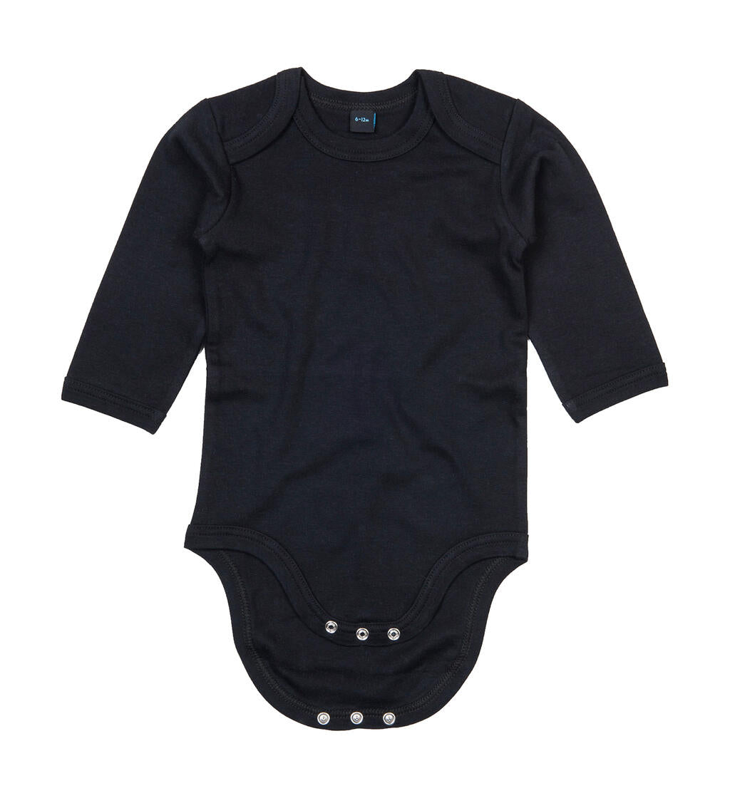  Baby long Sleeve Bodysuit in Farbe White