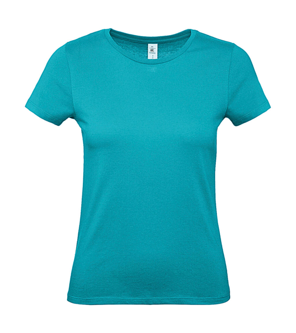 #E150 /women T-Shirt in Farbe Real Turquoise