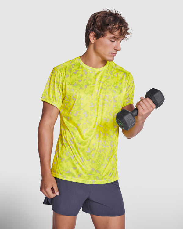 T-Shirt Assen in Farbe Pixel Black