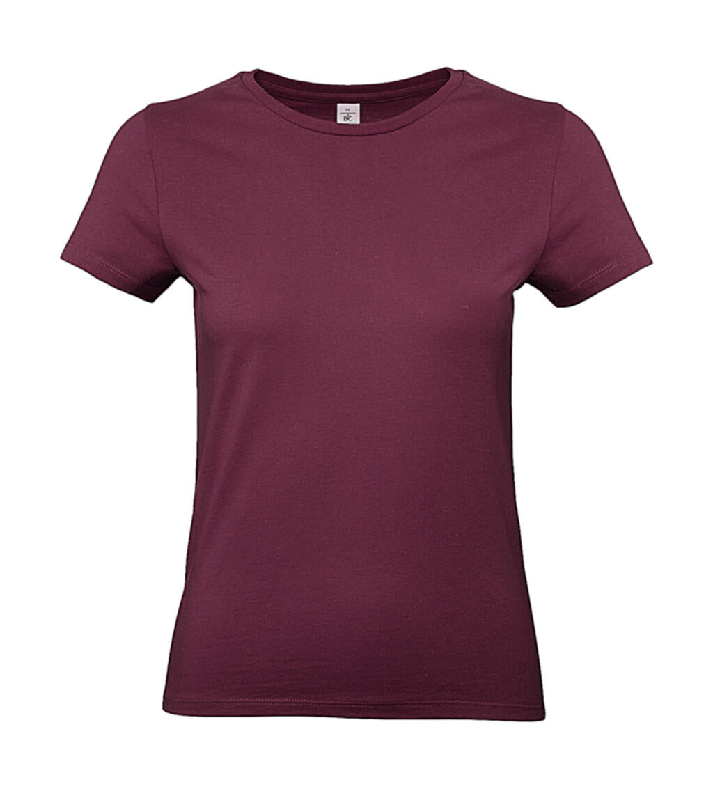 #E190 /women T-Shirt in Farbe Burgundy