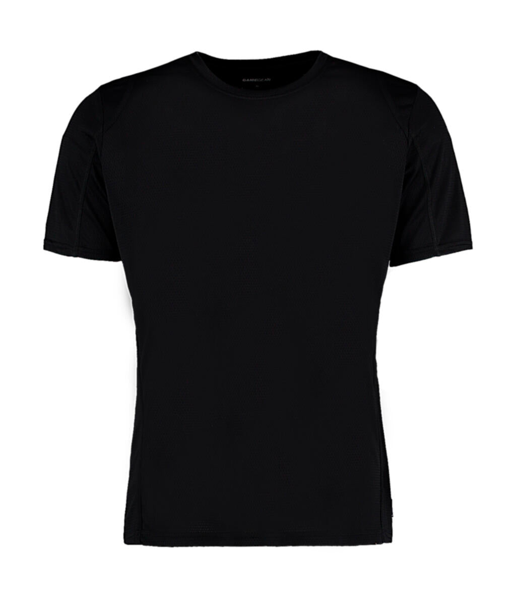  Regular Fit Cooltex® Contrast Tee in Farbe Black/Black