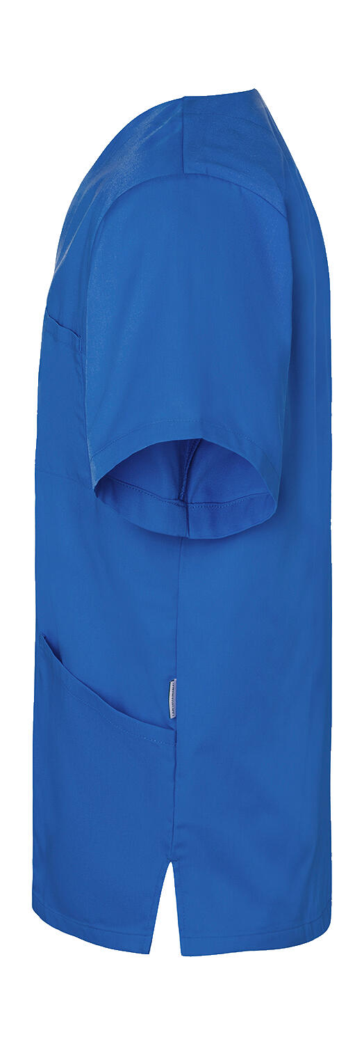  Men's Slip-on Tunic Essential Short Sl. in Farbe White