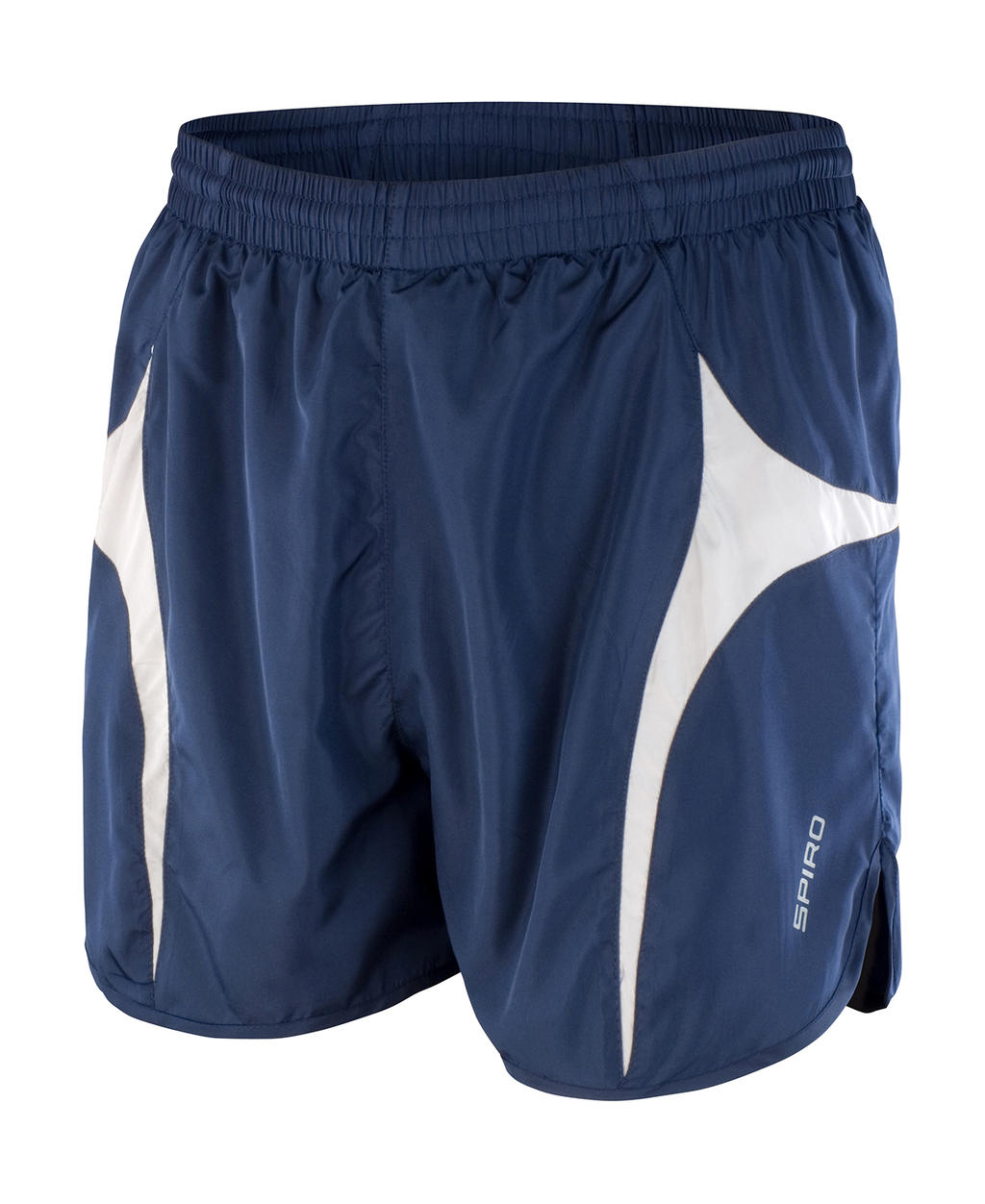  Unisex Micro Lite Running Shorts in Farbe Navy/White
