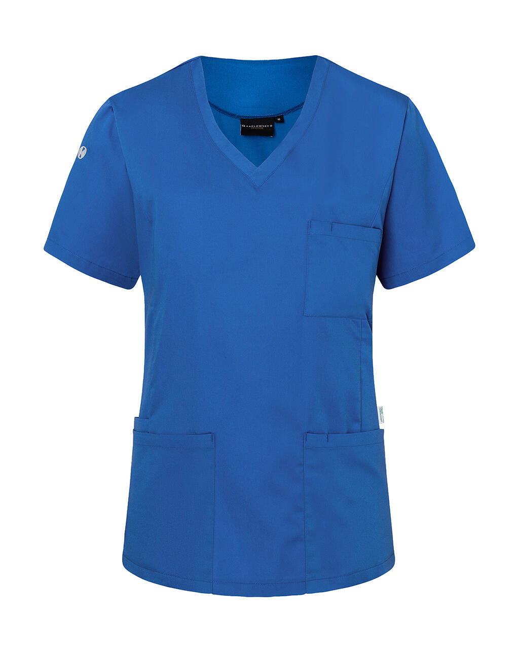  Ladies' Slip-on Tunic Essential Short Sl. in Farbe Royal Blue