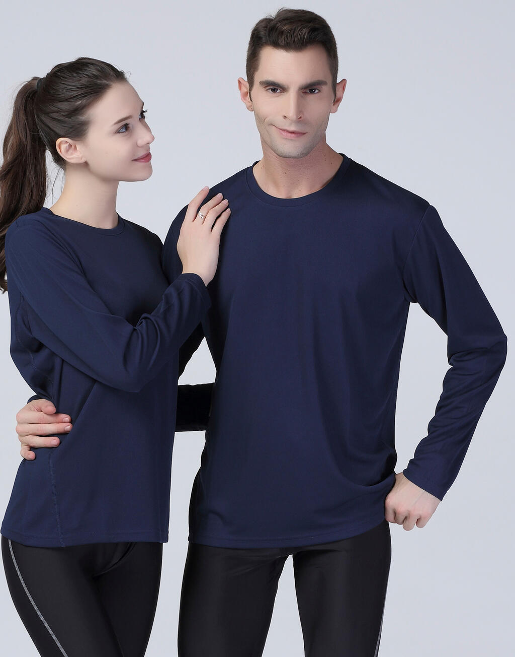  Performance T-Shirt LS in Farbe White