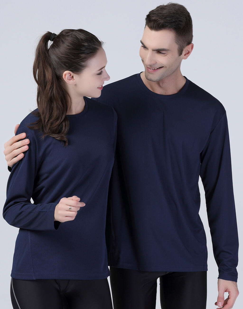  Performance T-Shirt LS in Farbe White