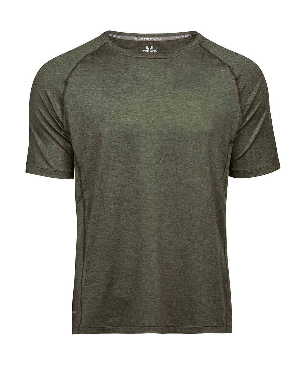  COOLdry Tee in Farbe Olive Melange