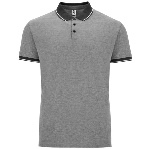 Poloshirt Bowie  in Farbe Heather Black