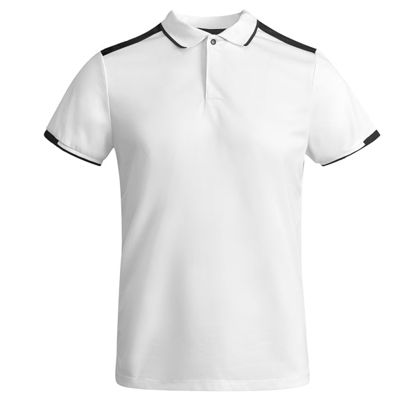 Poloshirt Tamil  in Farbe White/Black