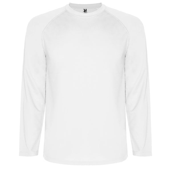 Langärmliges T-Shirt Montecarlo  in Farbe White