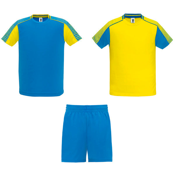 Sportbekleidung Juve  in Farbe Yellow/Royal Blue