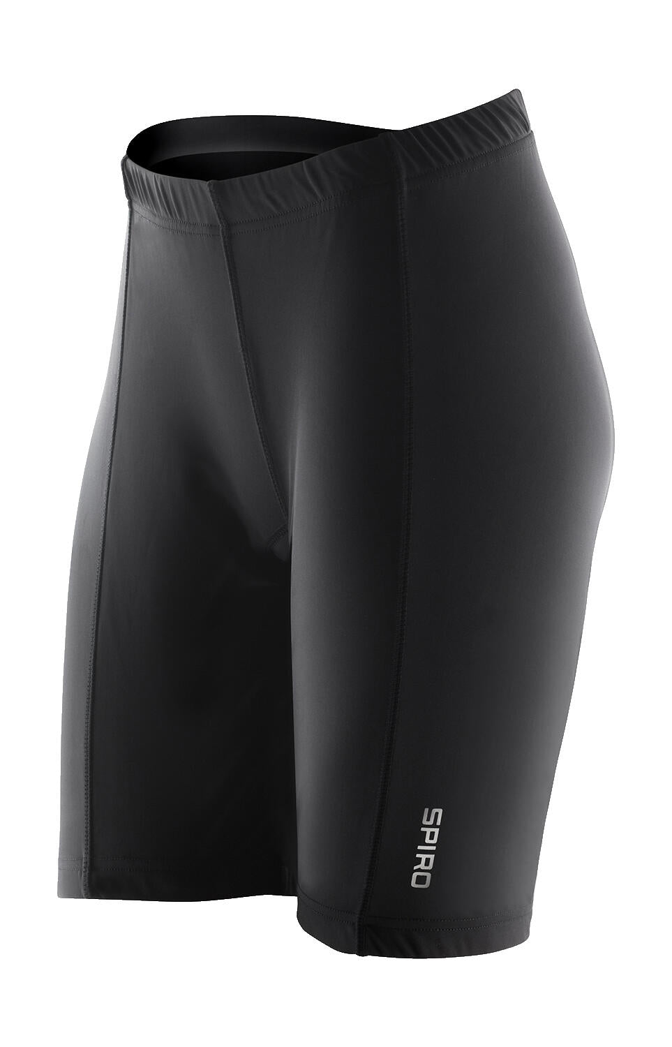  Ladies' Padded Bike Shorts in Farbe Black