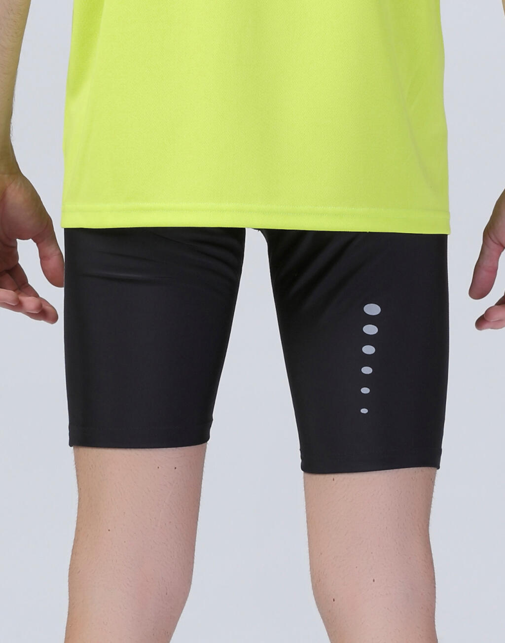  Men's Bodyfit Base Layer Shorts in Farbe Black