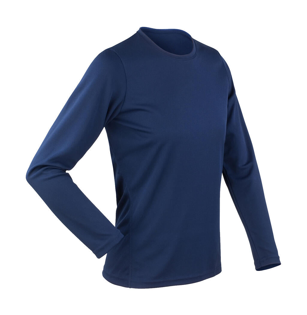  Ladies' Performance T-Shirt LS in Farbe Navy