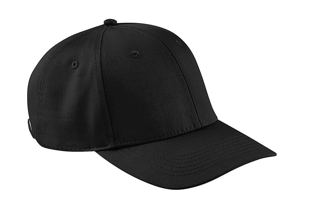  Urbanwear 6 Panel Cap in Farbe Black