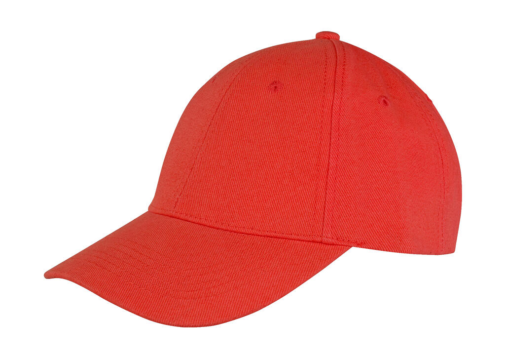  Memphis 6-Panel Low Profile Cap in Farbe Red