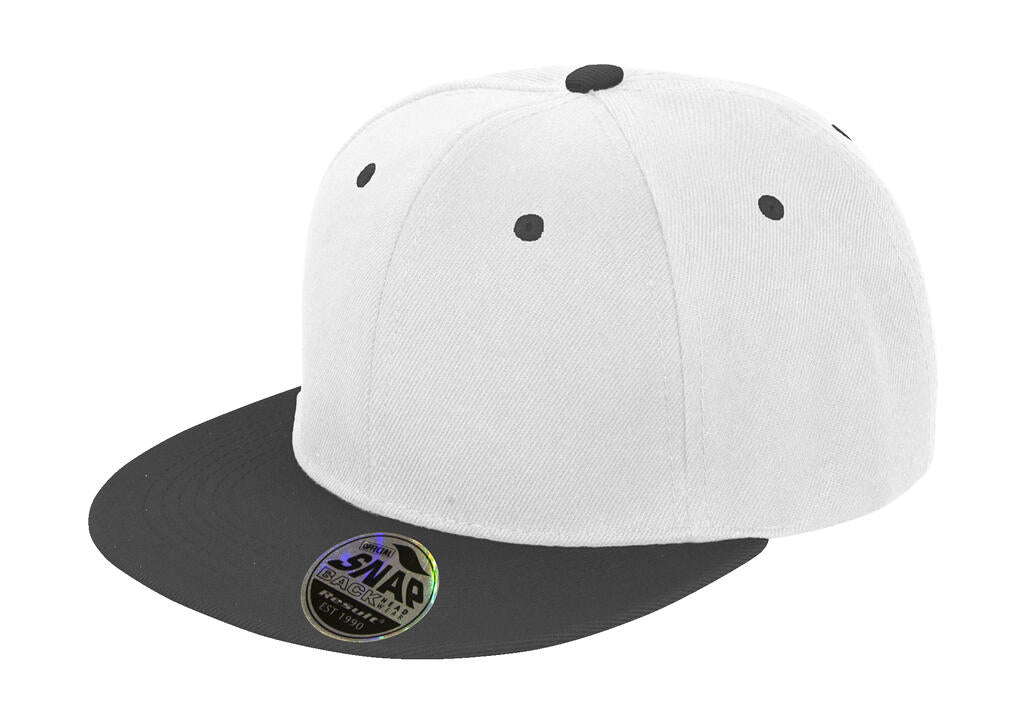  Bronx Original Flat Peak Dual Color in Farbe White/Black
