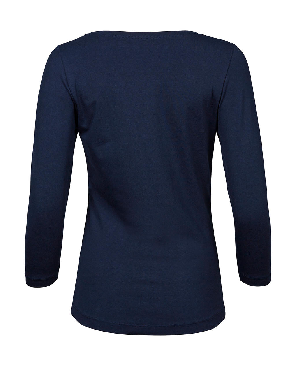  Ladies' 3/4 Sleeve Stretch Tee in Farbe White