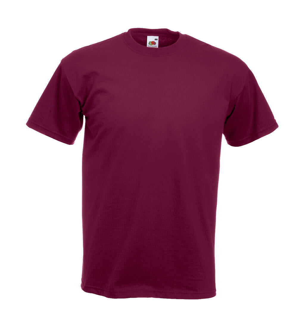  Super Premium Tee in Farbe Burgundy