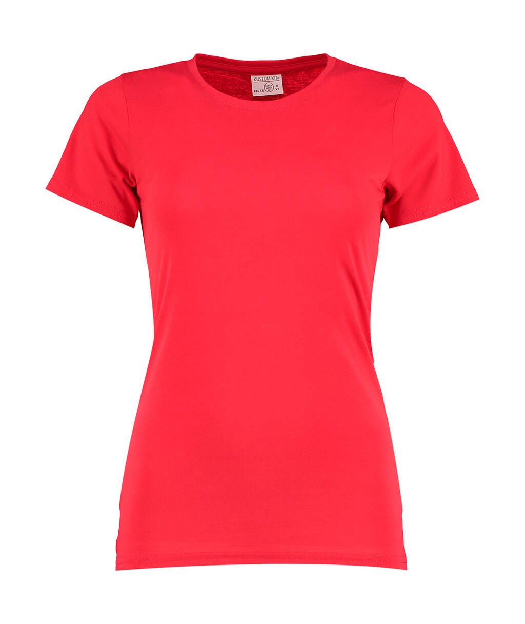  Women's Fashion Fit Superwash® 60º Tee in Farbe Red