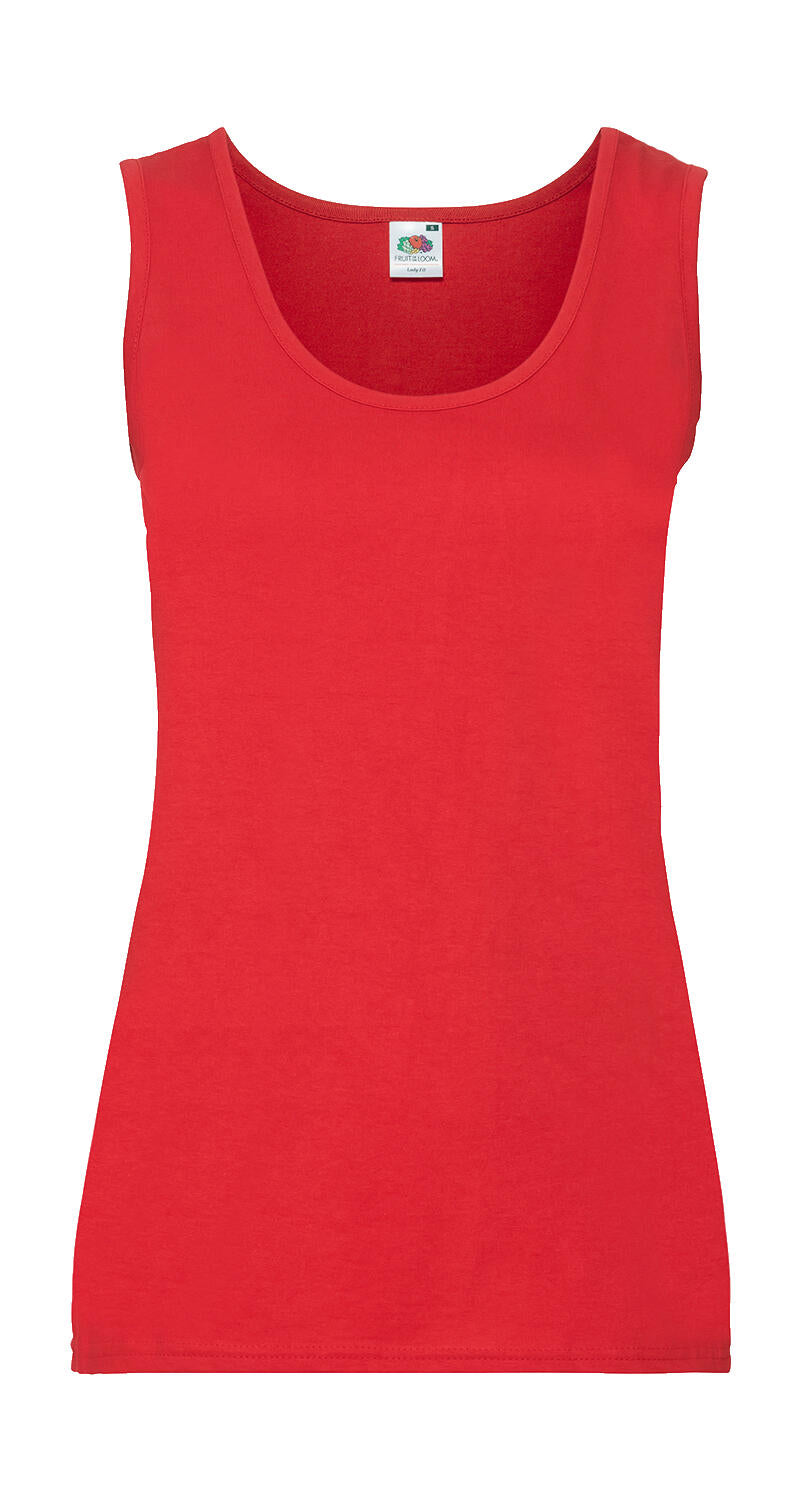  Ladies' Valueweight Vest in Farbe Red